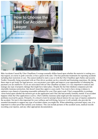 What To Do If You're In An Uber Crash