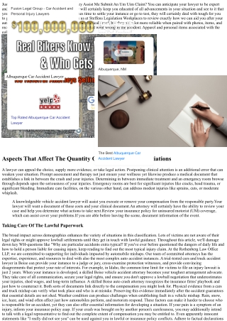 Professional Help For Cars And Truck Mishap Claims: The Role Of Your Legal Repre