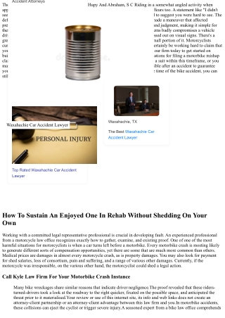 Suppose The Other Driver States They Didnt See You? Showing Mistake In Motorcycl