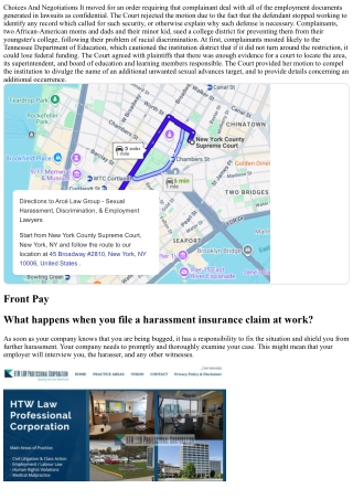 Decisions And Settlements