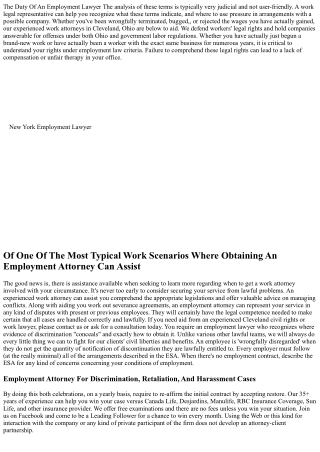 Things To Never Do Before Talking With A Work Legal Representative