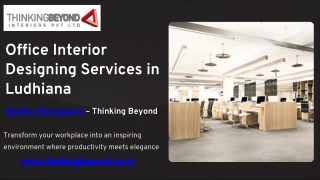 Modern Workspaces Office Interior Designing Services in Ludhiana |  Thinking Be