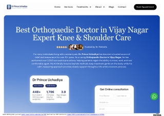 bone and joint doctor in Vijay Nagar