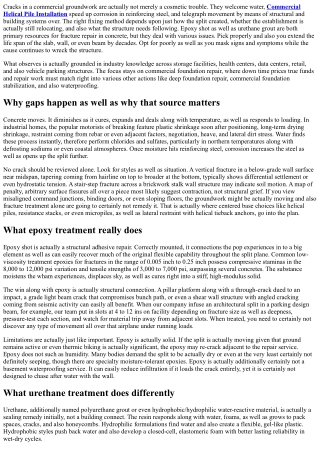Foundation Crack Repair: Epoxy Treatment vs. Urethane for Office Real Estates