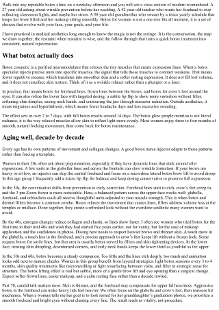 Botox for Women: Rejuvenation at Every Age