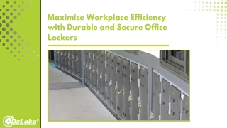 Maximise Workplace Efficiency with Durable and Secure Office Lockers