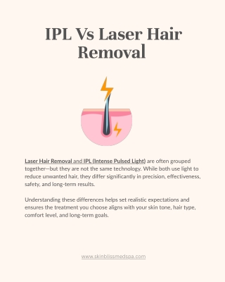 Laser Hair Removal vs IPL