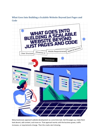 What Goes Into Building a Scalable Website Beyond Just Pages and Code