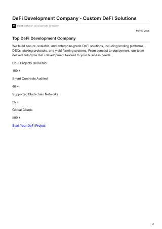 ment.tech-DeFi Development Company - Custom DeFi Solutions