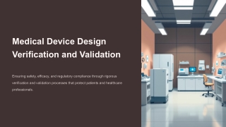 Medical Device Design Verification and Validation Services | Arterex Medical