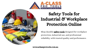 Safety Tools for Industrial & Workplace Protection Online