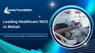 Healthcare NGO in Mohali | Lovely Foundation
