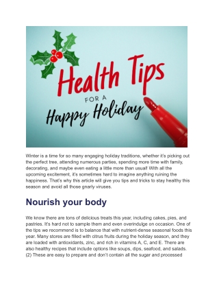 Don't Let Viruses Ruin Your Holiday Fun