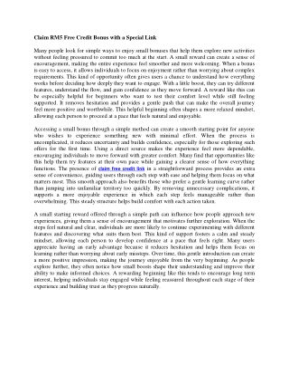 Claim RM5 Free Credit Bonus with a Special Link