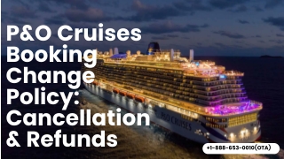 How Do I Manage My Booking on P&O Cruises?