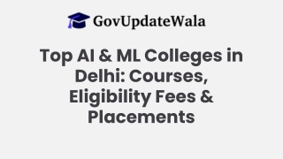 Top AI & ML Colleges in Delhi