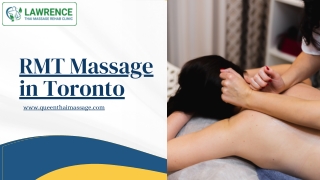 RMT Massage in Toronto: Professional Therapeutic Care for Pain Relief and Relaxa