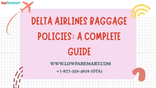 Delta Airlines Baggage Policies: A Complete Guide