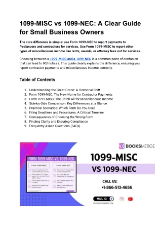 1099-MISC vs 1099-NEC: Know the Difference