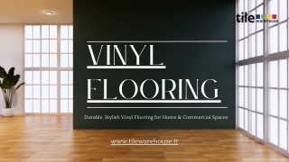 Vinyl Flooring : Durable, Stylish Vinyl Flooring for Home & Commercial Spaces