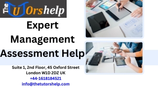 Expert Management Assessment Help