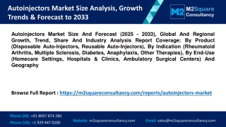 Autoinjectors Market Size Analysis, Growth Trends & Forecast to 2033