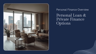 Personal Loan & Private Finance Solutions in Noida