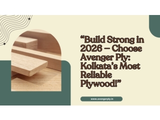 Best Plywood Brand in Kolkata for 2026 - Why Avenger Ply Excels in Strength, Durability & Quality