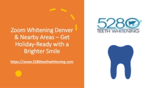 Zoom Whitening Denver & Nearby Areas