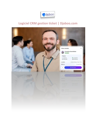 Logiciel CRM gestion ticket | Djaboo.com