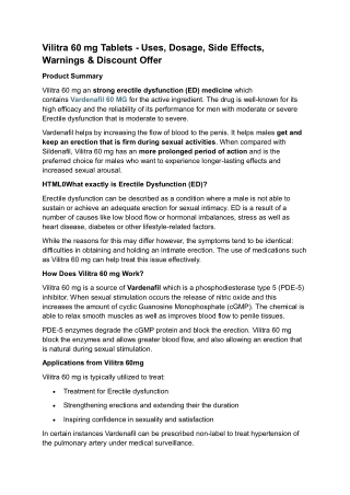 Vilitra 60 mg 2