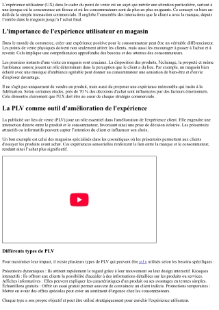 Une réflexion sur le concept d'expérience utilisateur au sein même du point de v