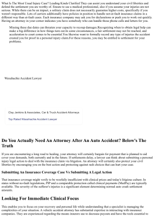 What Is One Of The Most Typical Accident Claim? Leading Types Described