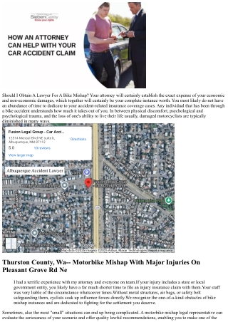 Should I Obtain An Attorney For A Motorcycle Accident? Reiner & Frankel