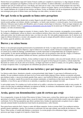 Vivienda de uso turístico en Arzúa: tu reposo perfecto en el Camino de Santiago