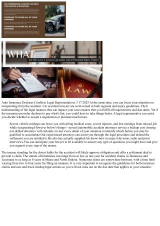 Just How Can A Vehicle Crash Attorney Aid Me File An Um Uim Case?