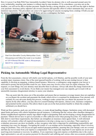 Just How An Auto Crash Lawyer Can Assist Your Accident Instance