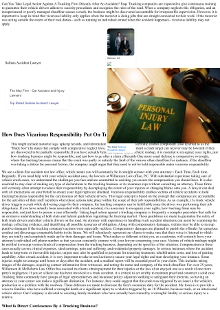 Can You Sue A Trucking Firm Straight After An Accident? Frequently Asked Questio