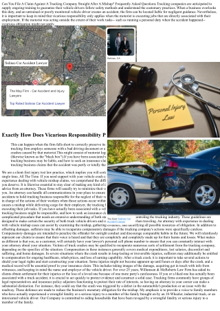 Can You Sue A Trucking Firm Straight After A Mishap? Frequently Asked Questions