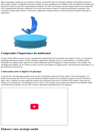 Construire un plan média efficace mêlant digital et physique, le bon compromis.