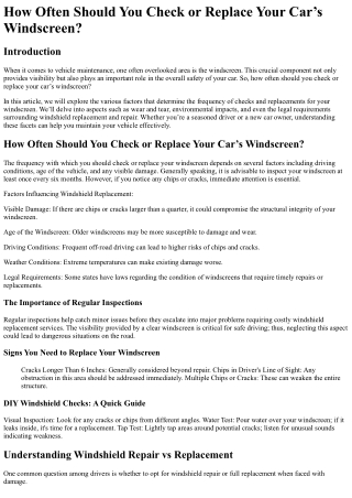 How to Sell back glass replacement Spartanburg SC to a Skeptic