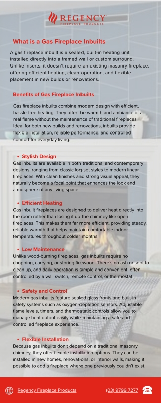 Benefits of Gas Fireplace Inbuilts