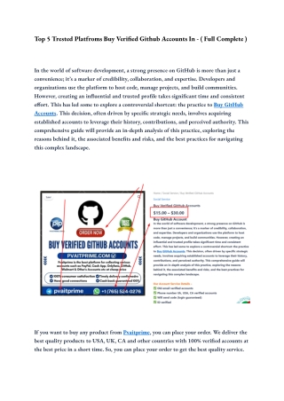 Top 8 Platfroms Buy Verified Github Accounts - 9 Online )