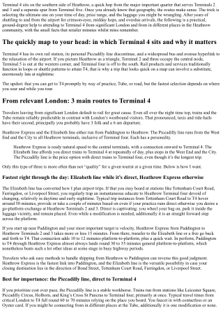 How Do I Get to Heathrow Terminal four? A Step-by using-Step Transport Guide