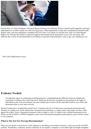 Showing Work Environment Harassment Ontario Al