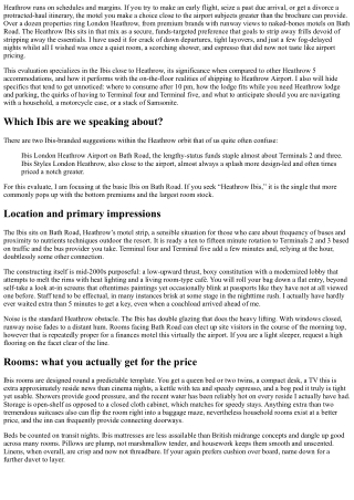 Heathrow Ibis Review: Is It the Best Budget Stay Near the Airport?