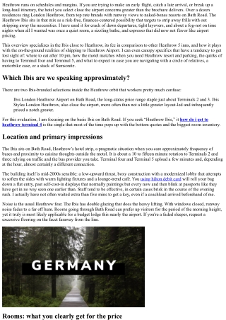 Heathrow Ibis Review: Is It the Best Budget Stay Near the Airport?