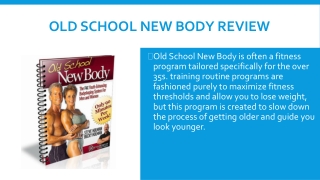 Old School New Body PDF Online