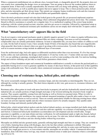 Conquering Poor Ground Circumstances with Commercial Resistance Pile Installatio