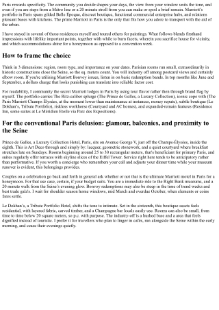 Marriott Hotels in Paris, France: Which One Fits Your Travel Style?